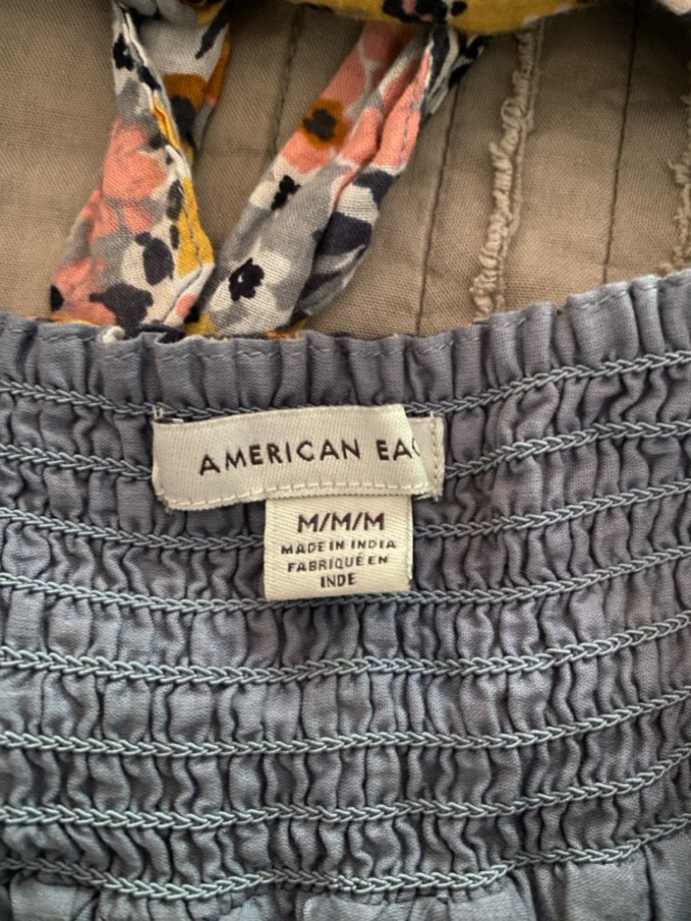 AMERICAN EAGLE - Boho Floral Babydoll Dress - Women's size M - Picture 7 of 9
